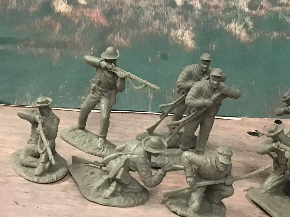 Thumbnail: Cunningham Plastic Figures 1/32 Confederate Infantry, 44th Tennessee
