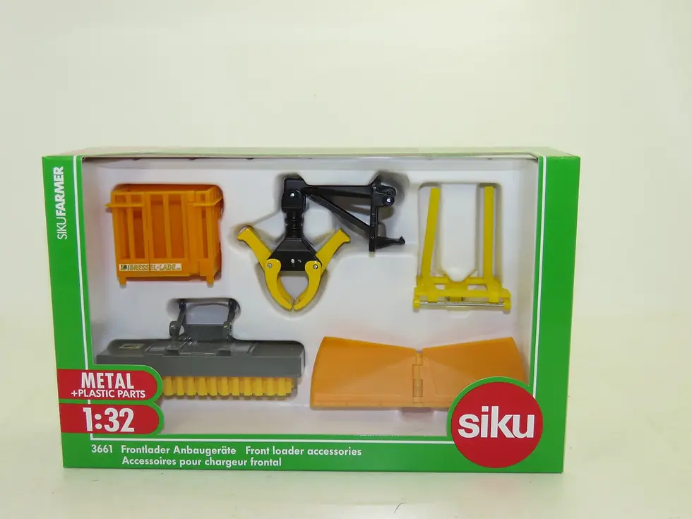 Thumbnail: SIKU SK3661 Front Loader Accessory Kit 4 Types 1/32