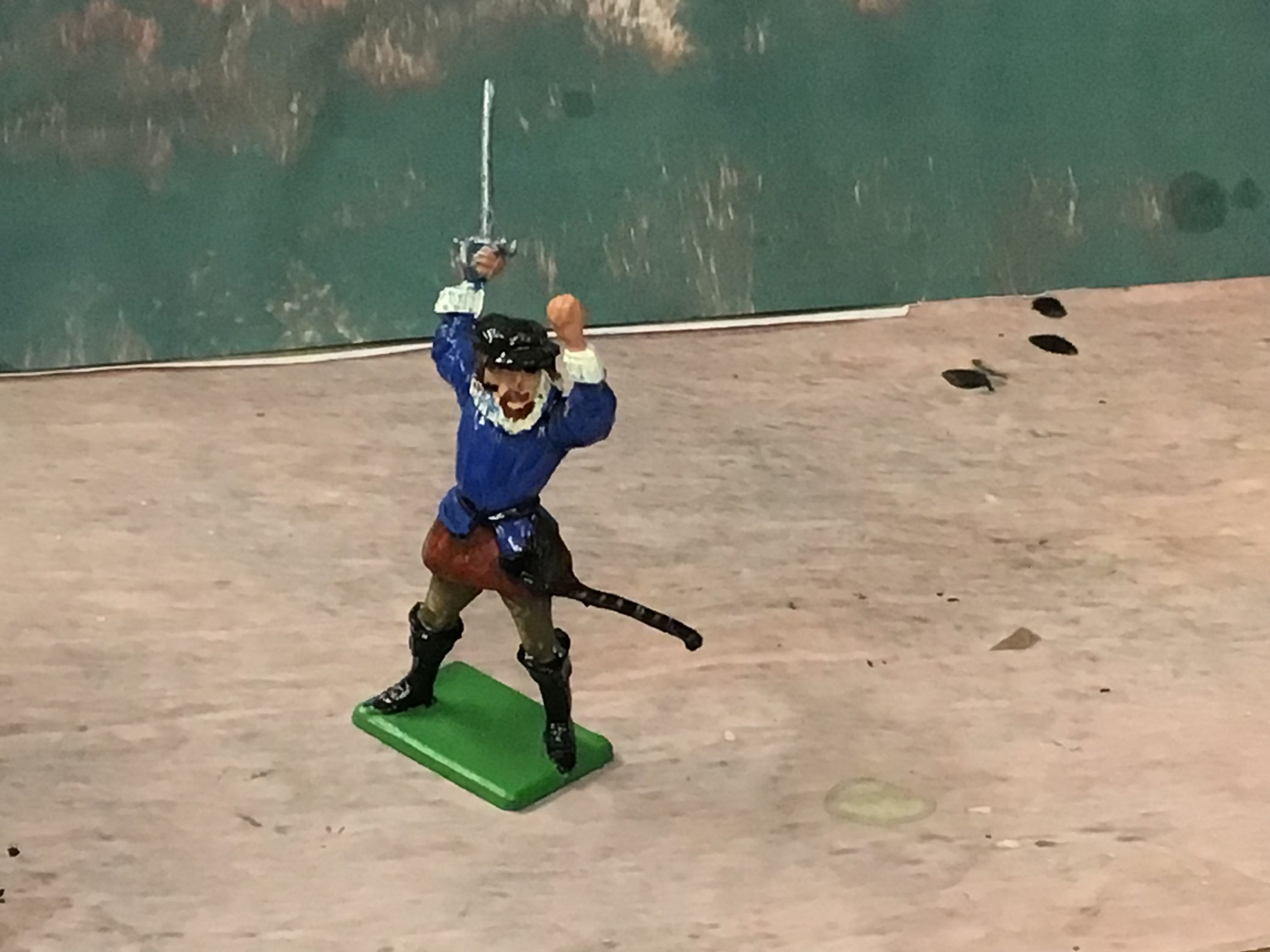 Vintage Cherilea Elizabethan with Raised  Sword