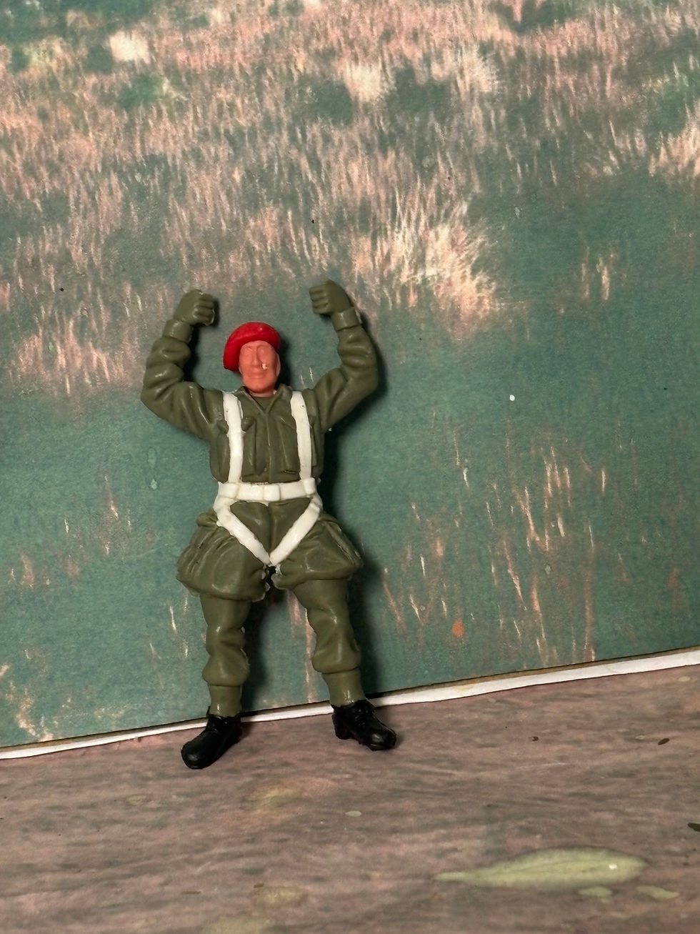 Thumbnail: Timpo Toys Swoppet's  1/32 Plastic Figure Individual Parachute Figures