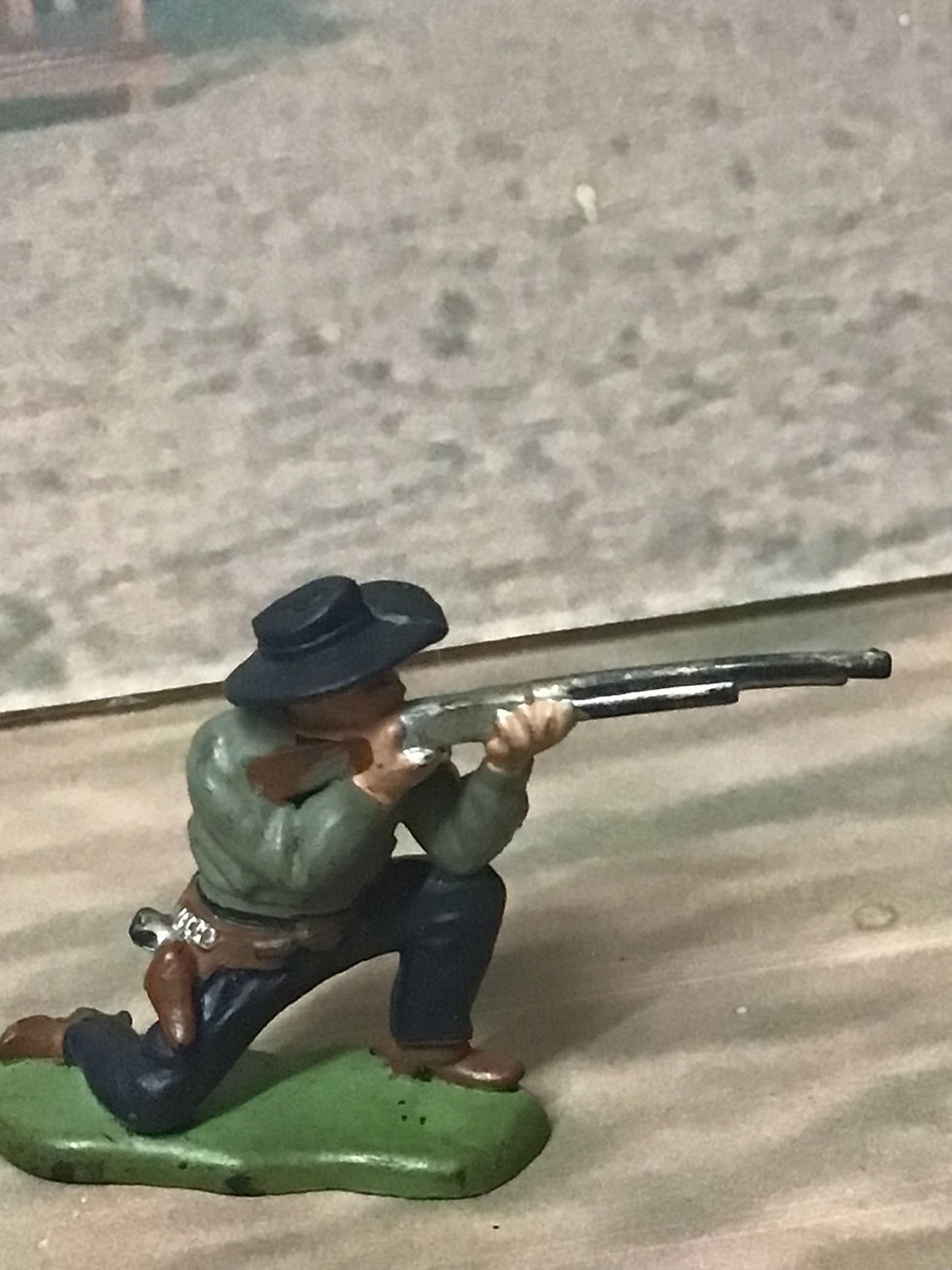 Thumbnail: Britain's Ltd Herald H32  Cowboy Kneeling shooting rifle,