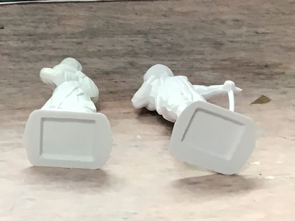 Thumbnail: Mokarex 60mm French Regions Couples Savoie Plastic Figures White