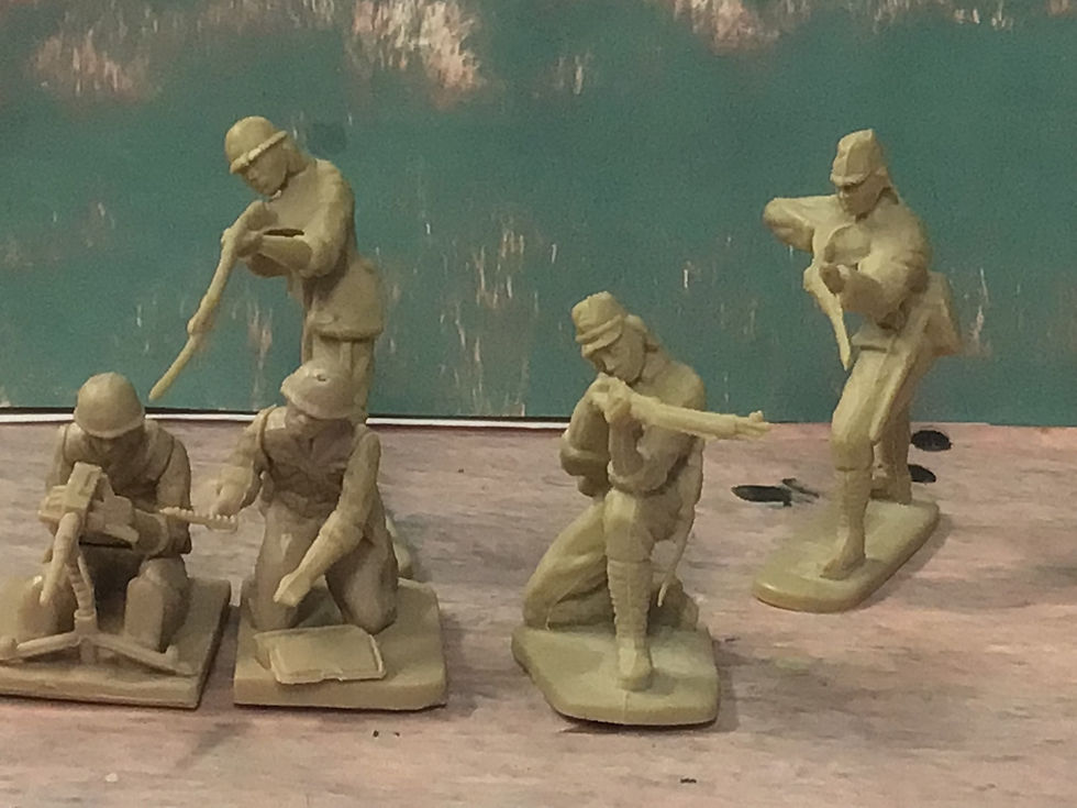 Thumbnail: CTS Plastic Figures 60mm WWII Japanese Infantry X6