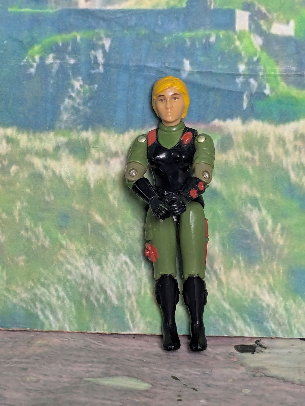 Thumbnail: Vintage Hasbro  Action Force  GI Joe Cobra Quarrel Rare 1983