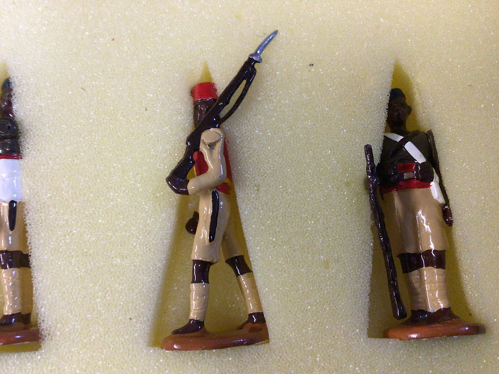 Thumbnail: Dorset Soldiers Napoleonic French Artillery set 4 Figures Boxed