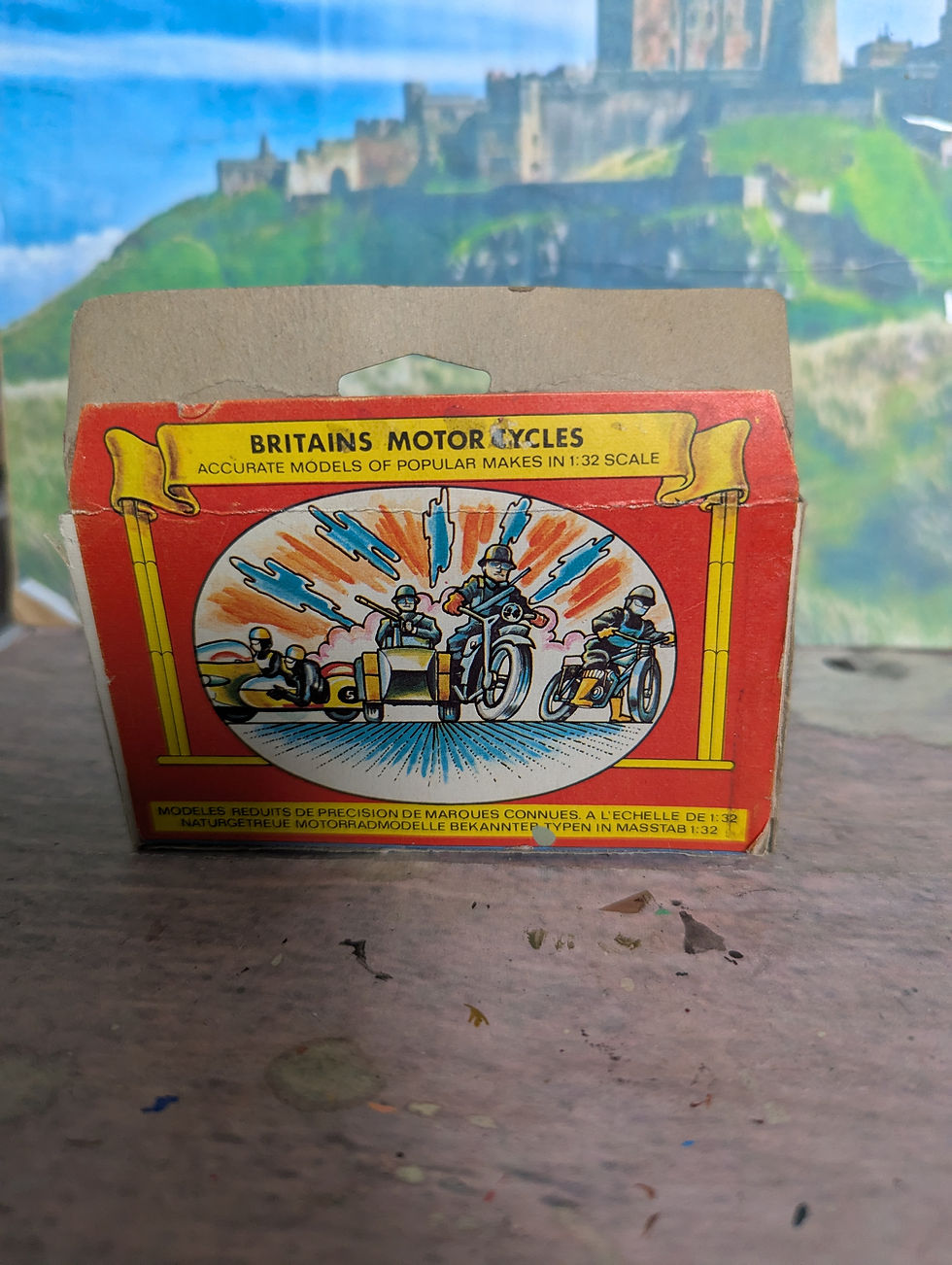 Thumbnail: Britains Ltd. 1893 Yellow Norton 850cc Motorcycle and Rider