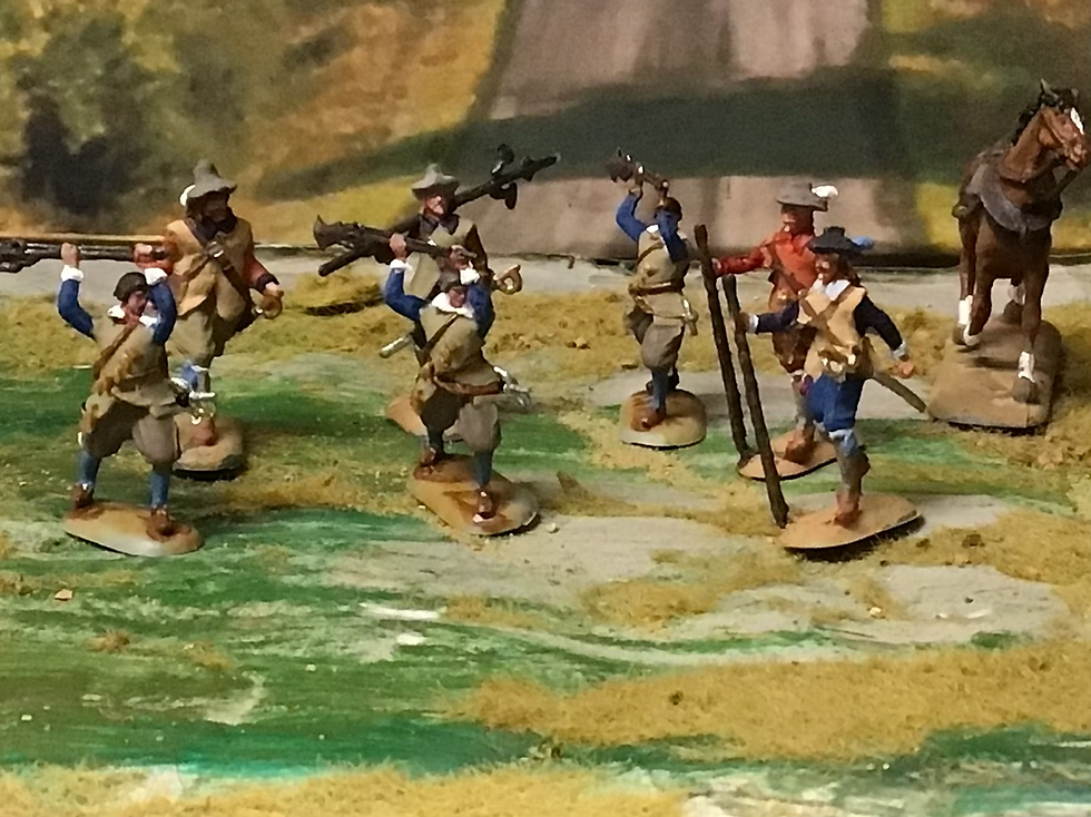 Thumbnail: ESCI English Civil War Foot Regiment Horse-Gun Crew- and Muskets 16 Figures