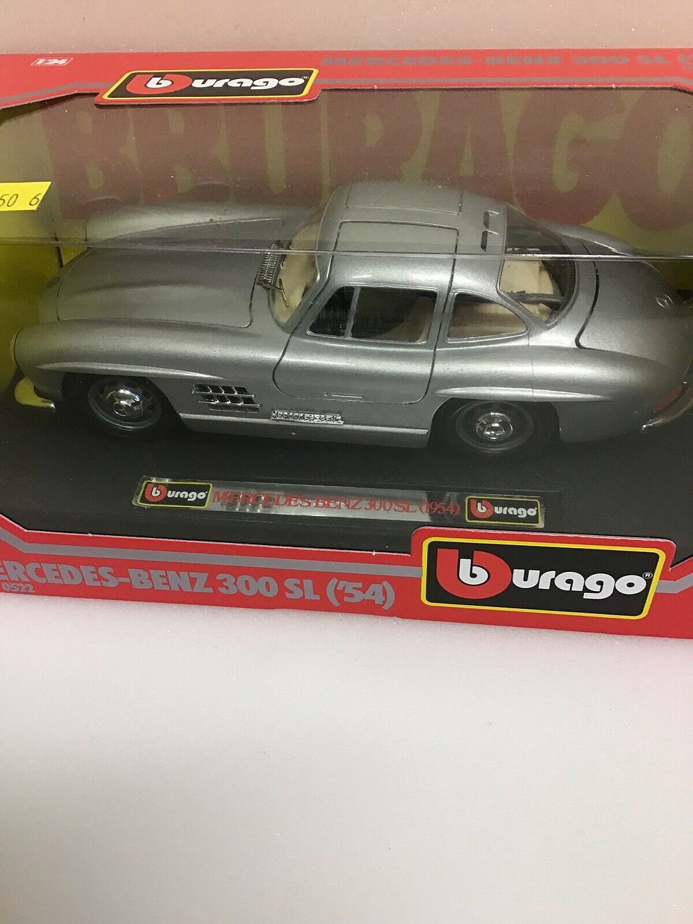 Thumbnail: Bburago Mercedes Benz 300 SL 1954 1:24 cod.0522