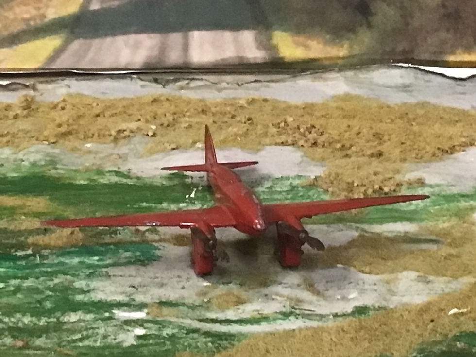 Thumbnail: VINTAGE DINKY TOYS 60g D.H. Comet Scott and Black AIRCRAFT