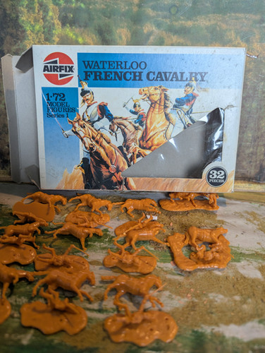 Airfix Set 01736 Waterloo French Cavalry (Cuirassiers) Full Set