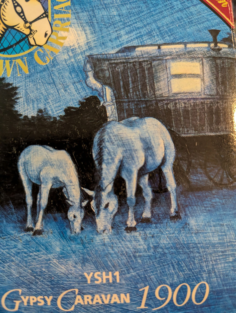 Thumbnail: Match Box Models Of Yesteryear Gypsy Caravan 1900 YSH1