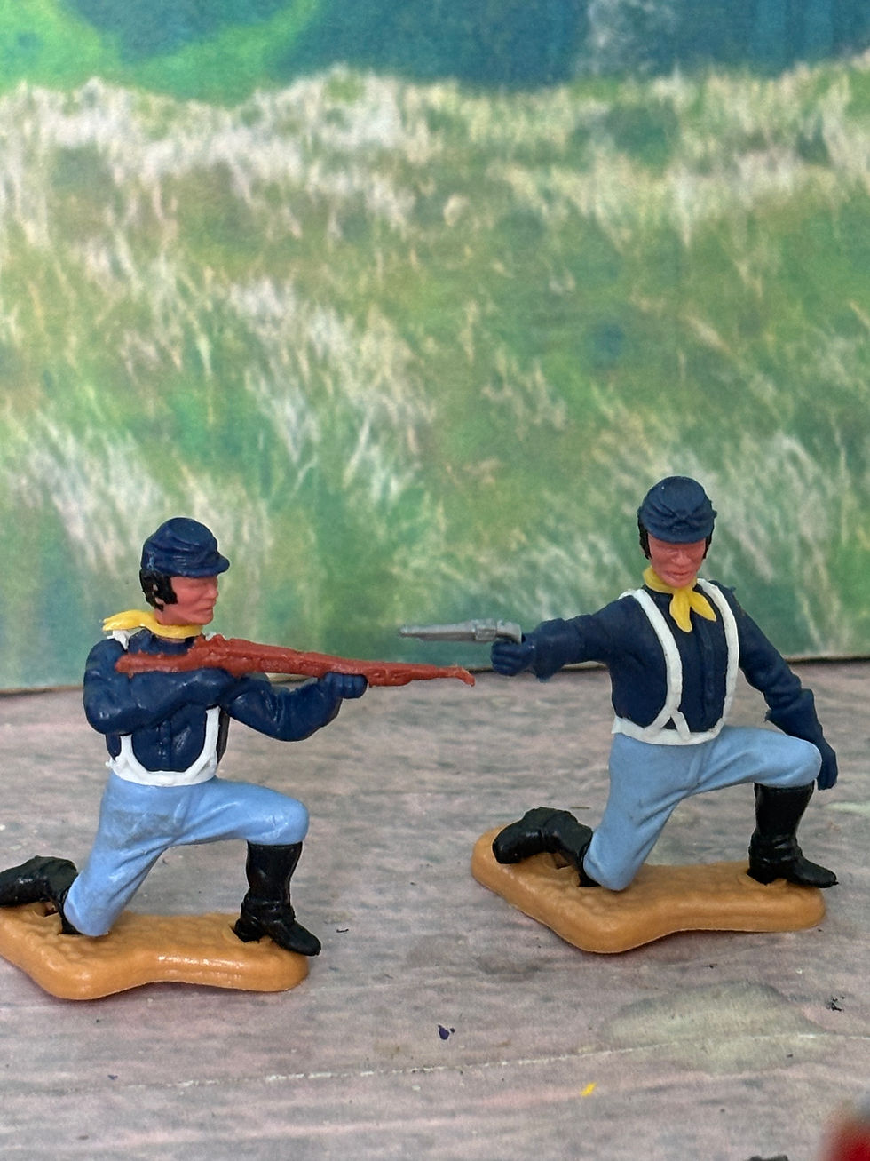 Thumbnail: Timpo  Swoppet's  Plastic Figures US Cavalry x6