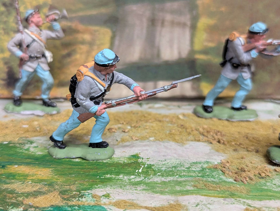 Thumbnail: Herald Figures 54mm Plastic Confederate States Army x4 Set