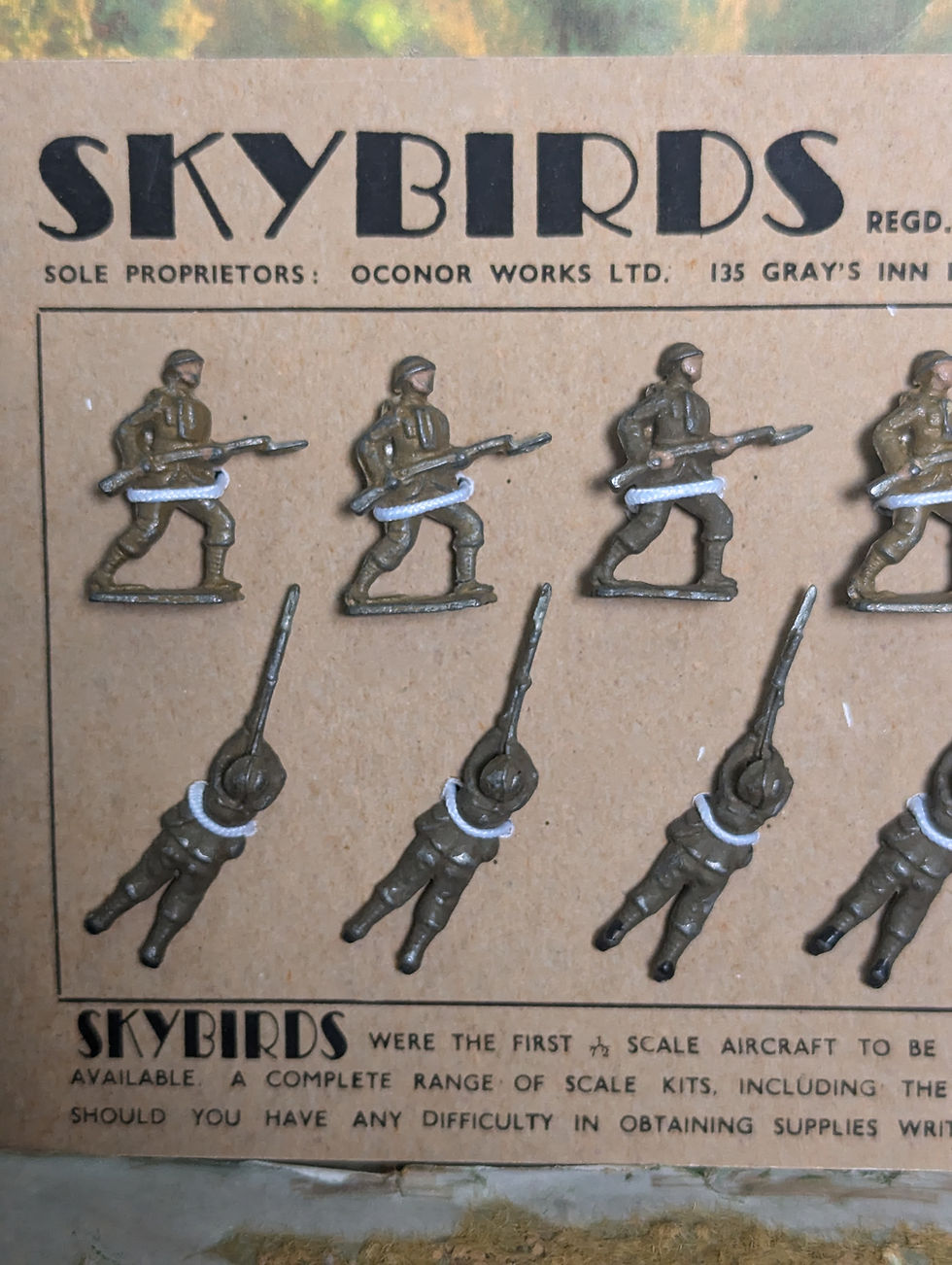 Thumbnail: Skybirds Military Figure Sets Metal Army Figures 1/72 Sample Card