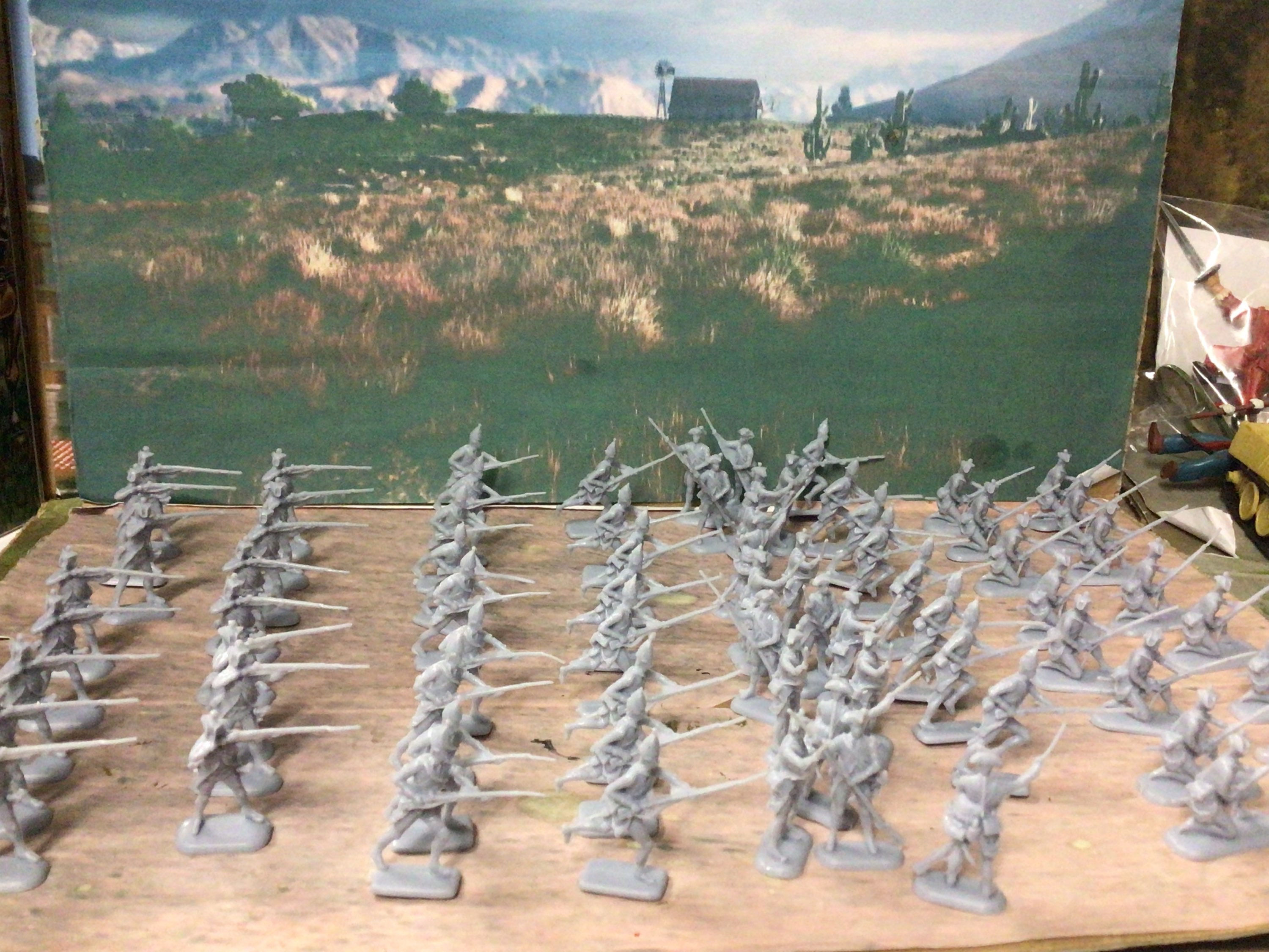 Revell Set 02572 7 Years War Prussian Infantry 1/72 Scale 72 Figures