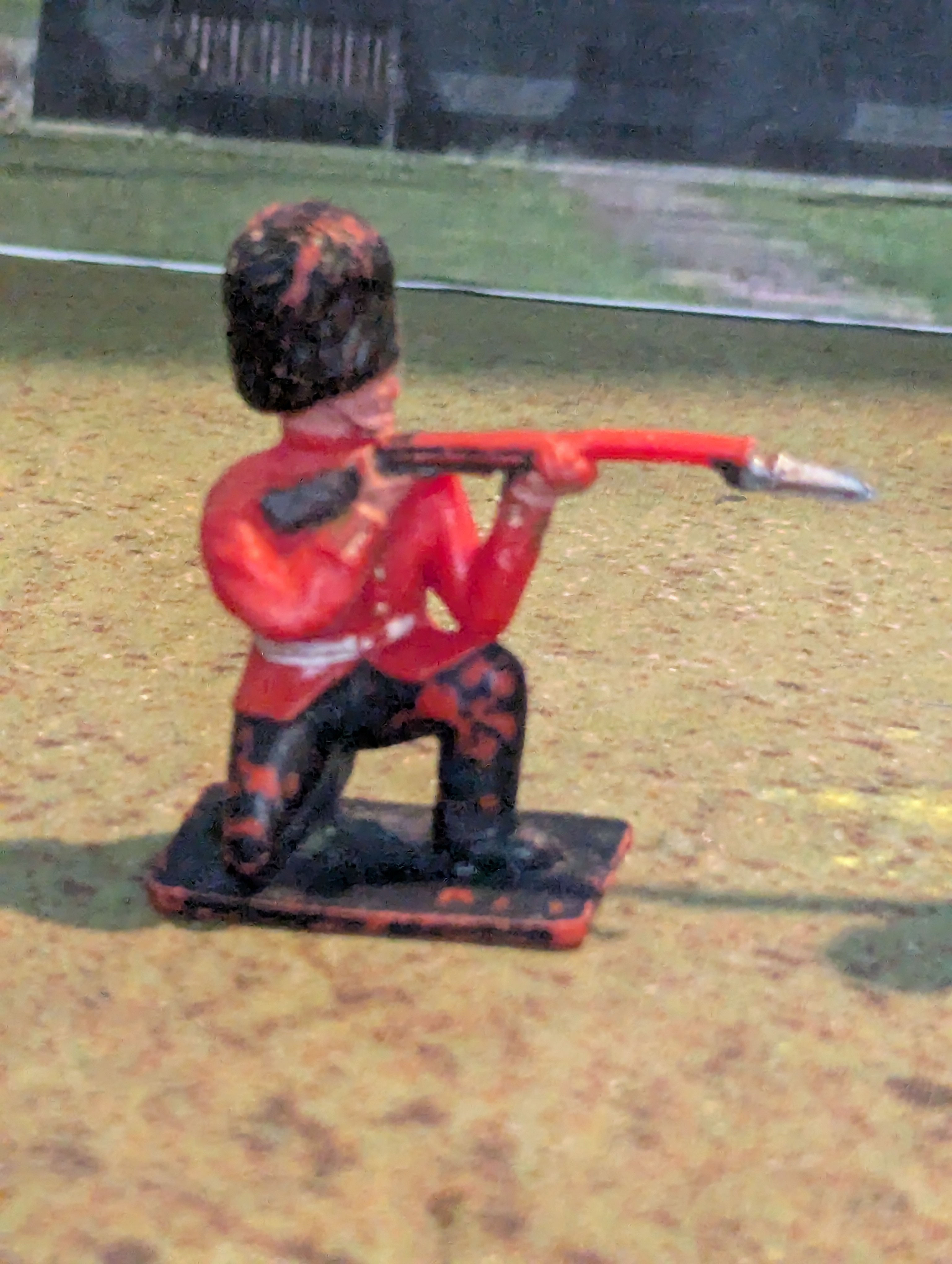 Vintage Lone Star Scots Guards Kneeling Firing 54mm