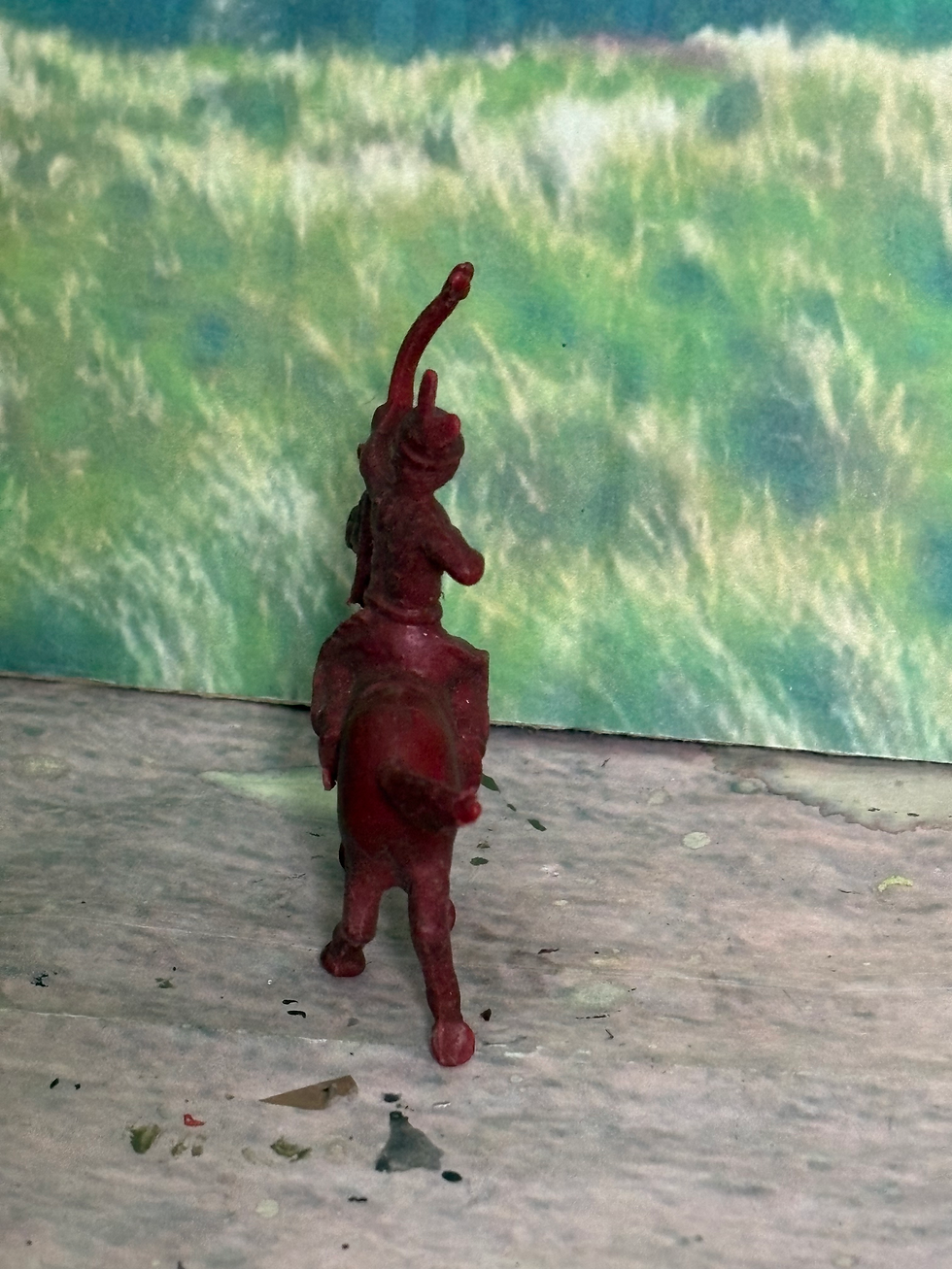 Thumbnail: Unknown Mounted Native American with Bow 60mm Tall England