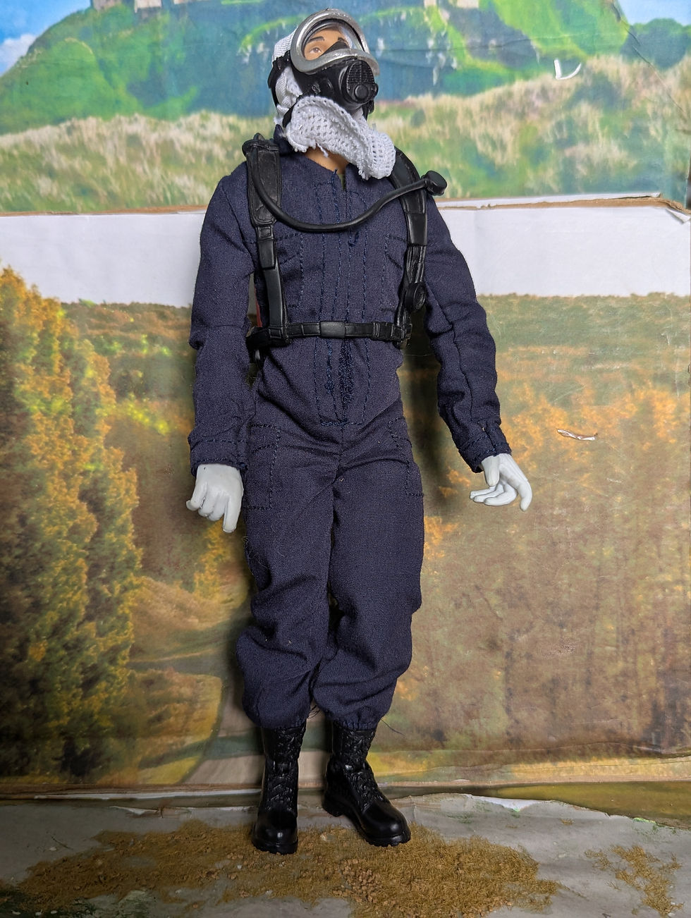 Thumbnail: H.M ARMED FORCES Royal Navy Fire And Emergency Party 10 inchFigure