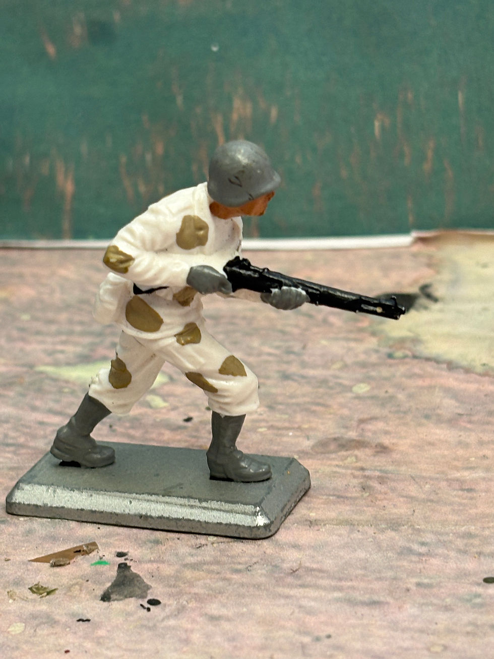 Thumbnail: Britain's Ltd Deetail  Military Figures 5x US Army Winter Grey Base