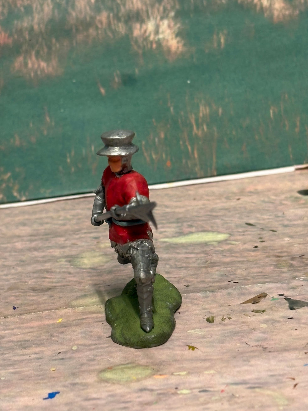 Thumbnail: Britain’s Ltd Herald Swoppet Knight on Foot, with Halbert 1473