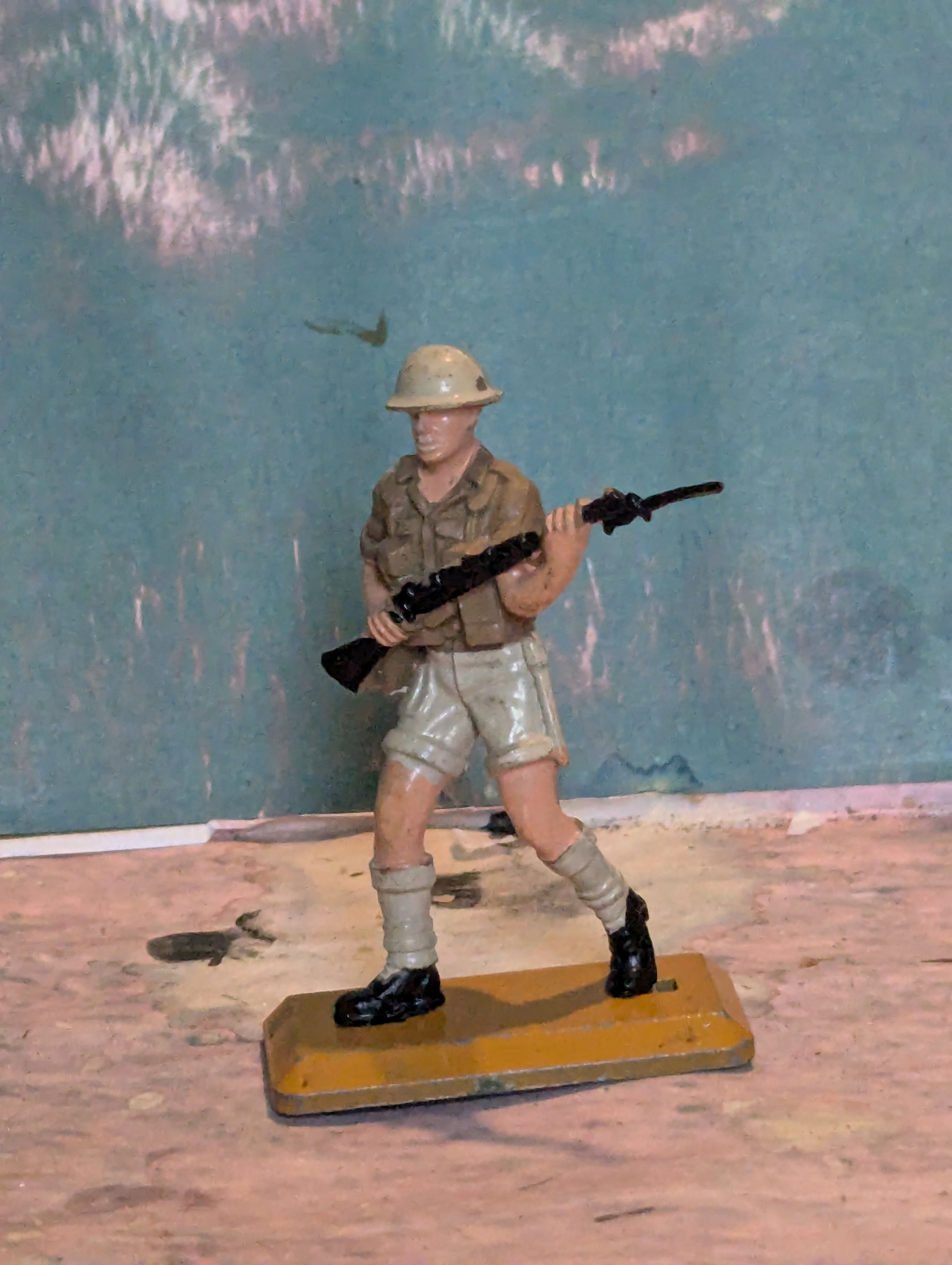 Britain's Deetail British Infantry 8th Army Ind Figures Made in England