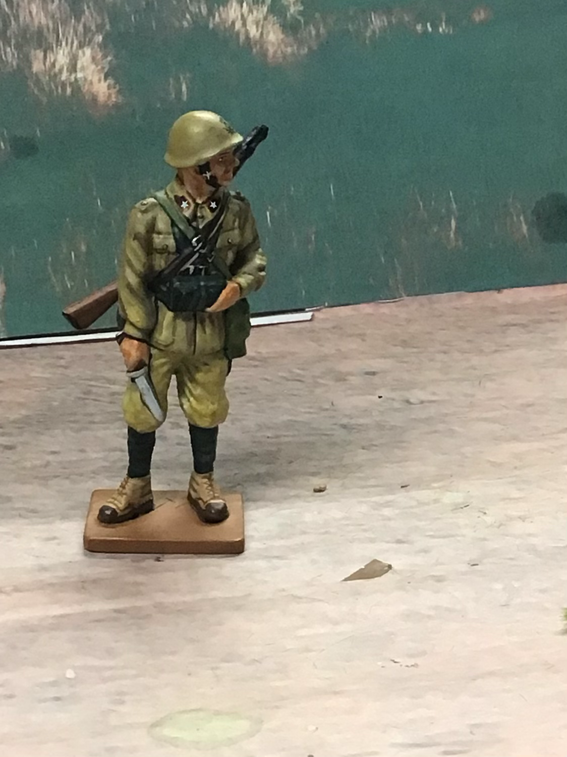 DEL PRADO Military figure WWII  Guastator Tobruk Italy 1942