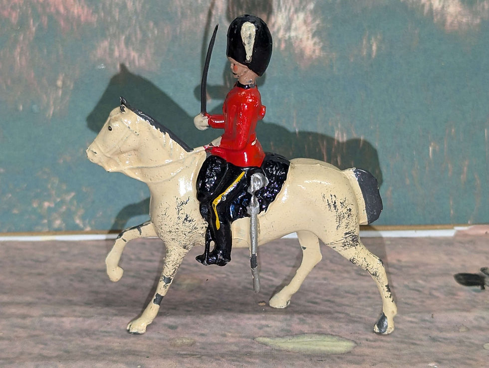 Thumbnail: Vintage Britain's Ltd. Metal/Lead Mounted Scots Guards x5