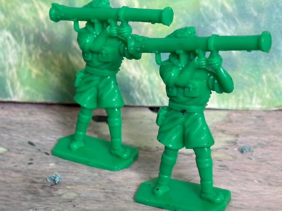 Thumbnail: (11) Lone Star/Toyways Reissue Australian Infantry Plastic Figures