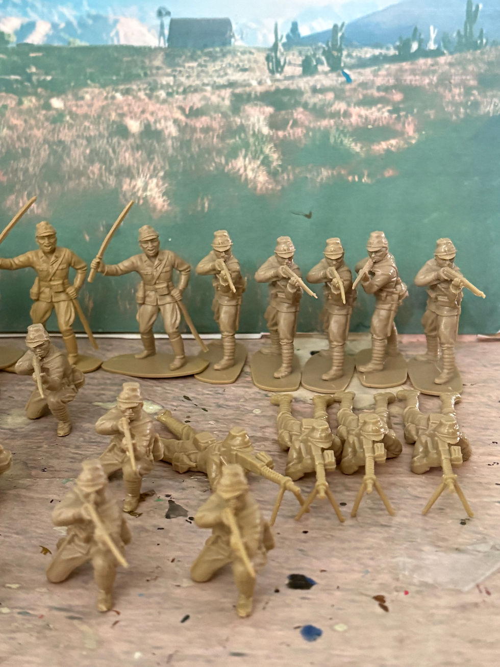 Thumbnail: Airfix Plastic Figures 1/32 Japanese Infantry Loose x29