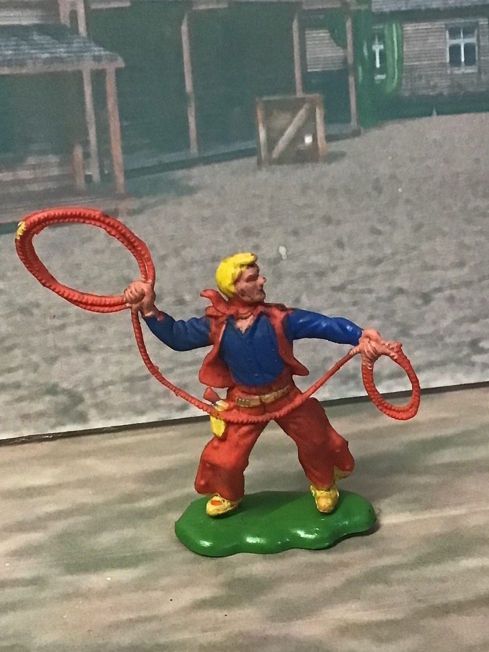 Thumbnail: Britains Herald H31  Cowboy with Lasso Made in Hong Kong