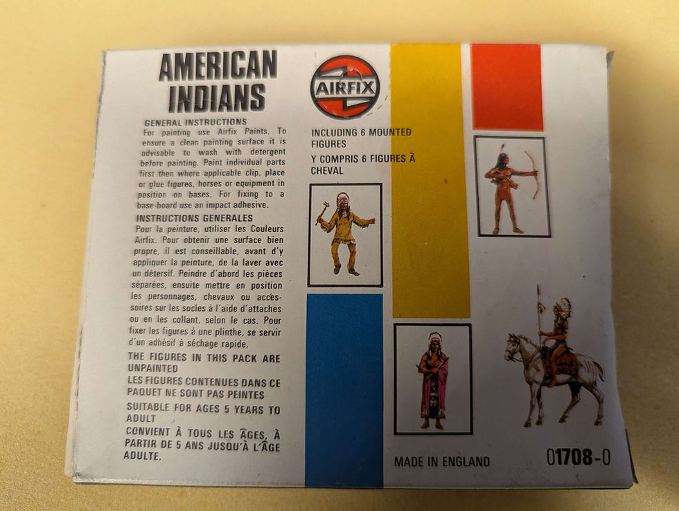 Thumbnail: Sealed Airfix 1/72 American Indians Full Set 42 1975
