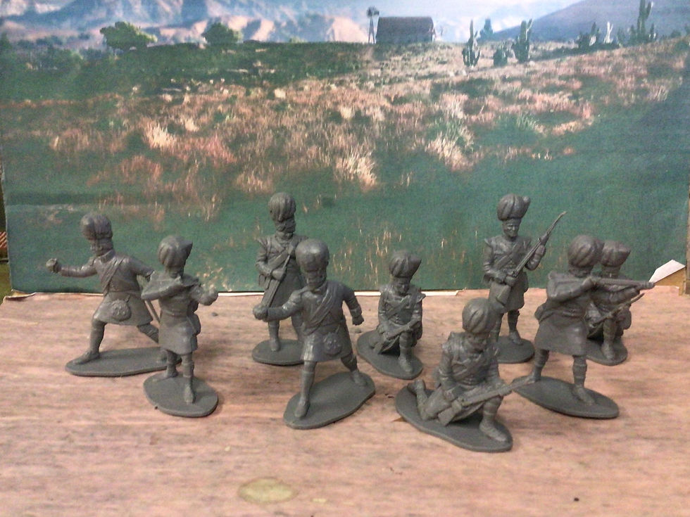 Thumbnail: Airfix Set 51462-2  Waterloo Highland Infantry 20 figures 1973 1/32