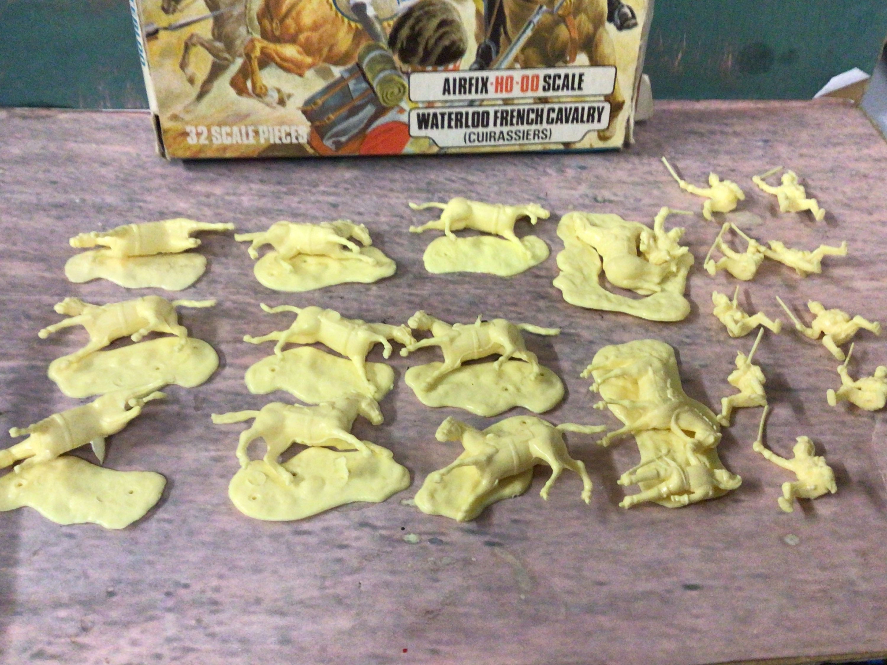 Airfix 1/72  01736/5 Waterloo French Cavalry Full Set 1973 Blue Box