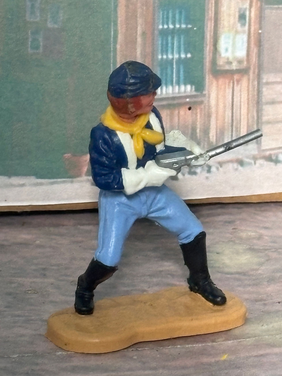 Thumbnail: Timpo  Swoppet's  Plastic Figures US Cavalry Individual Figures