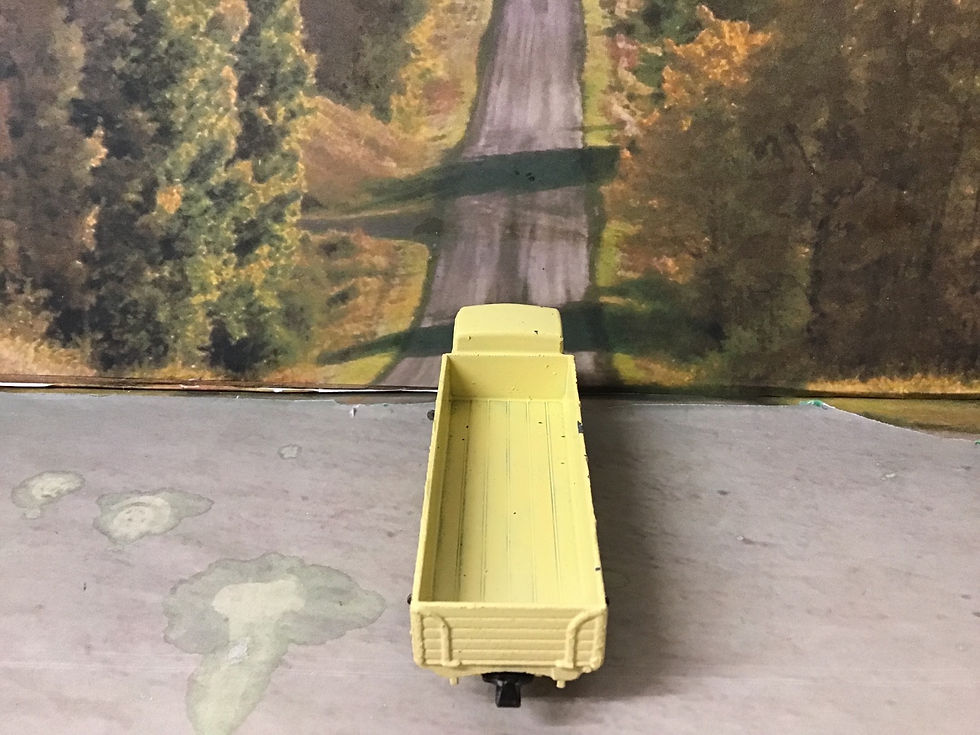 Thumbnail: Dinky Toys Forward Control Lorry Yellow with Blue Wheels