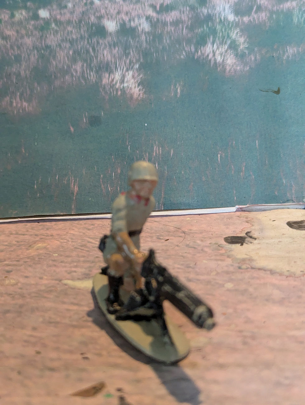 Thumbnail: Charben German Infantry Machine Gunner 54mm Plastic Figures
