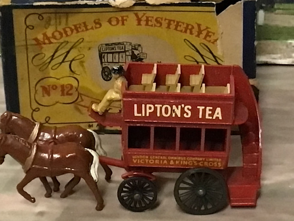 Thumbnail: Matchbox Models Of Yesteryear Y-12-A Horse Drawn Bus