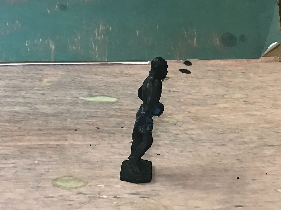 Thumbnail: Lone Star Plastic Figures African Warrior  No3  54m