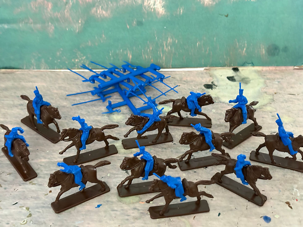 Thumbnail: HaT 1/72 8005   Napoleonic Prussian Uhlans 1815  39 pieces