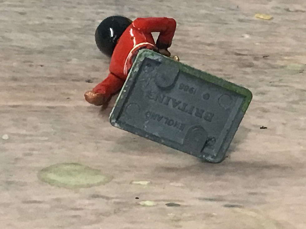 Thumbnail: Britains LTD. Welsh Guards Bugle Player Made in England