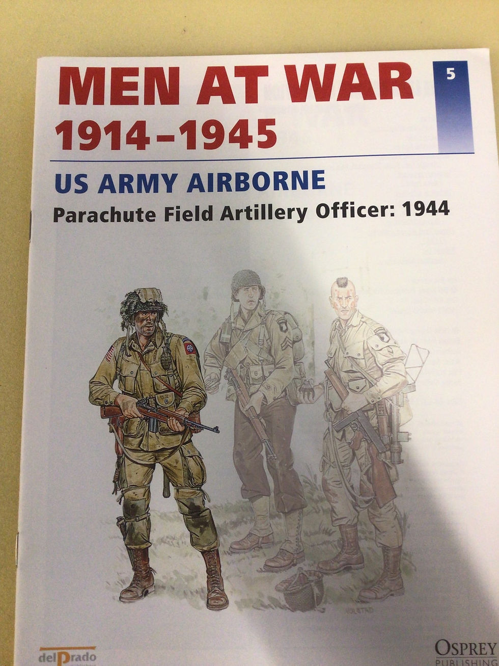Thumbnail: Del Prado no.5 Men of War 1/30 Parachute Field Artillery Officer (US): 1944