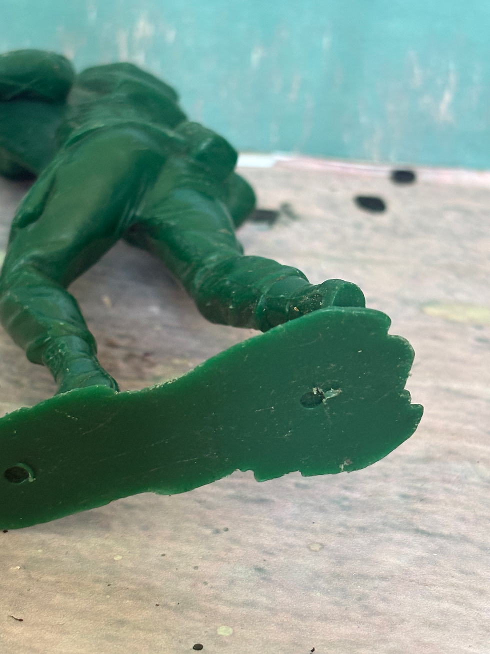 Thumbnail: VINTAGE LOUIS MARX 6" INCH American Infantry Figures Ind