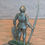 Thumbnail: Vintage Crescent Toys M1 Knight with Lance Silver Plastic  60mm