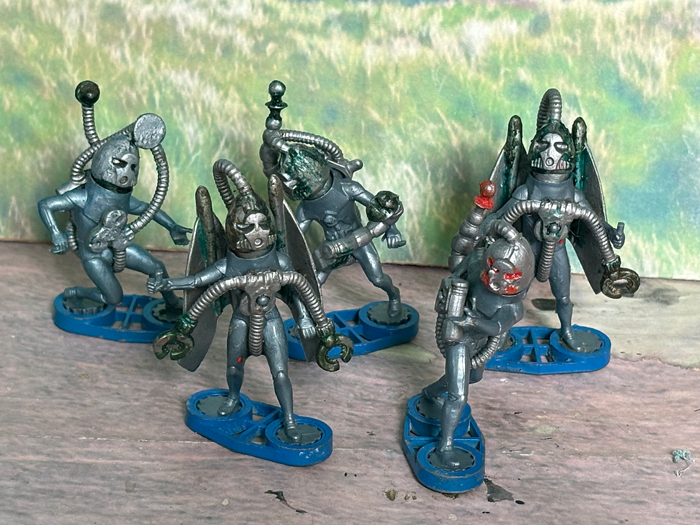 Thumbnail: Britains Ltd Stargard Space Figures  Space Mutants and Cyborgs