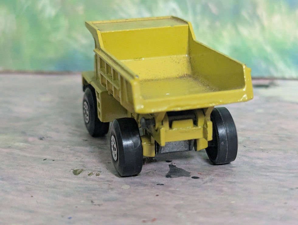 Thumbnail: HTF Matchbox Superfast MB28 Tan Mack Dump Truck