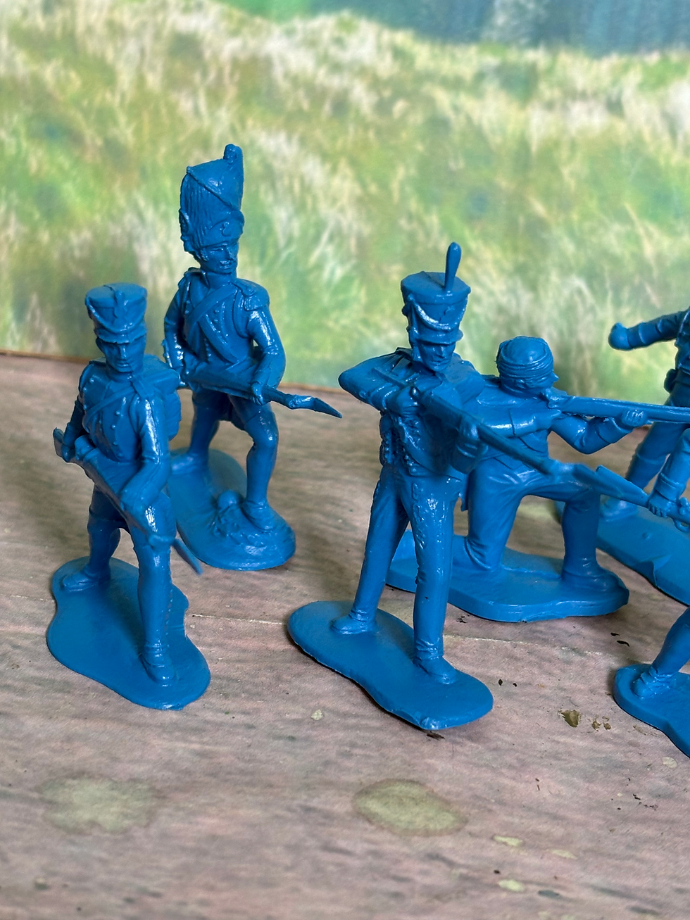 Thumbnail: Reamsa 9 x Napoleonic French Infantry Plastic Figures  60mm