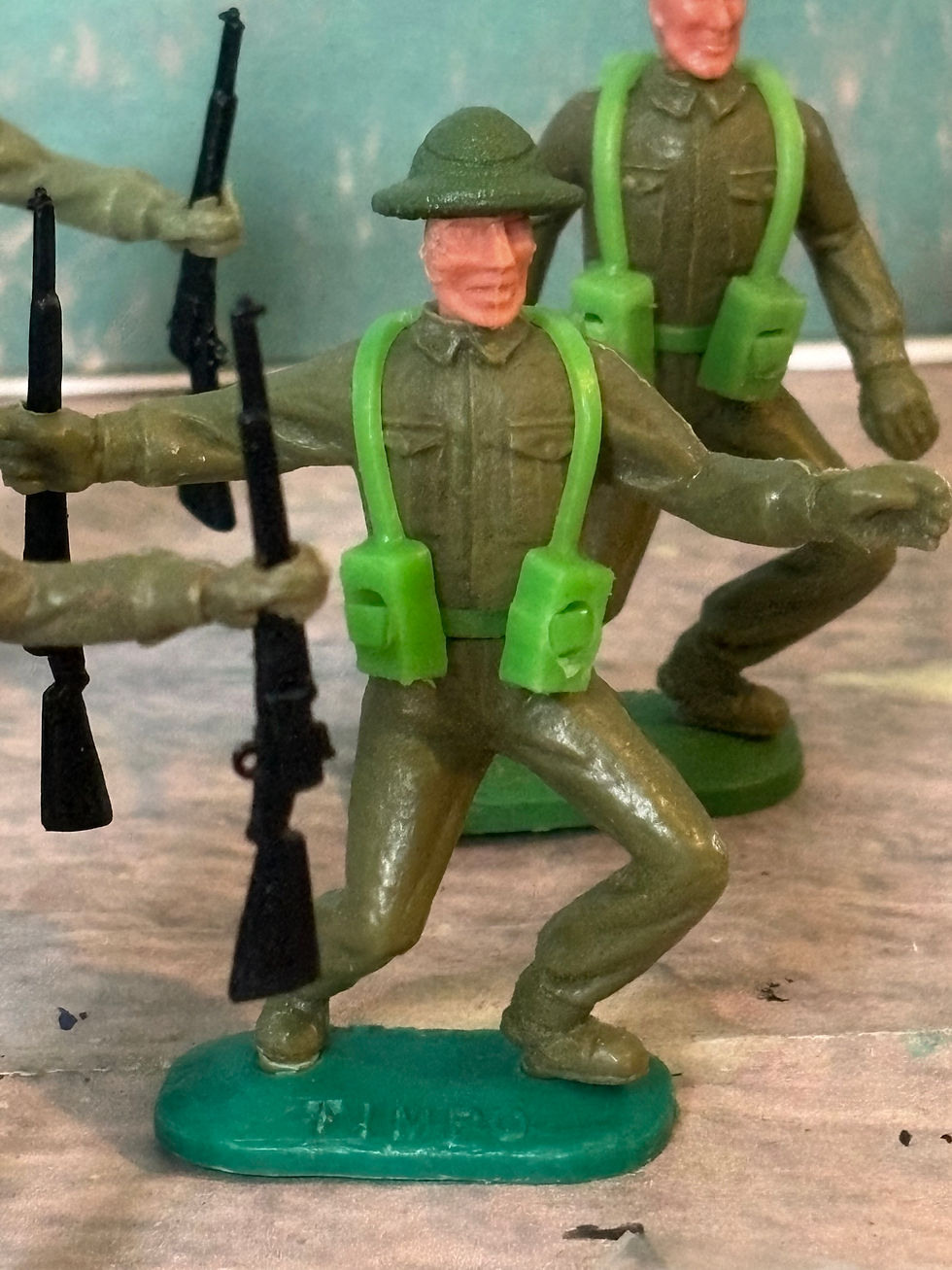 Thumbnail: Timpo Toys Swoppet's  1/32 Plastic Figure British Infantry x5