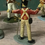 Thumbnail: 8 Timpo British Infantry 1/32 Plastic Figures Hand Painted in Detail