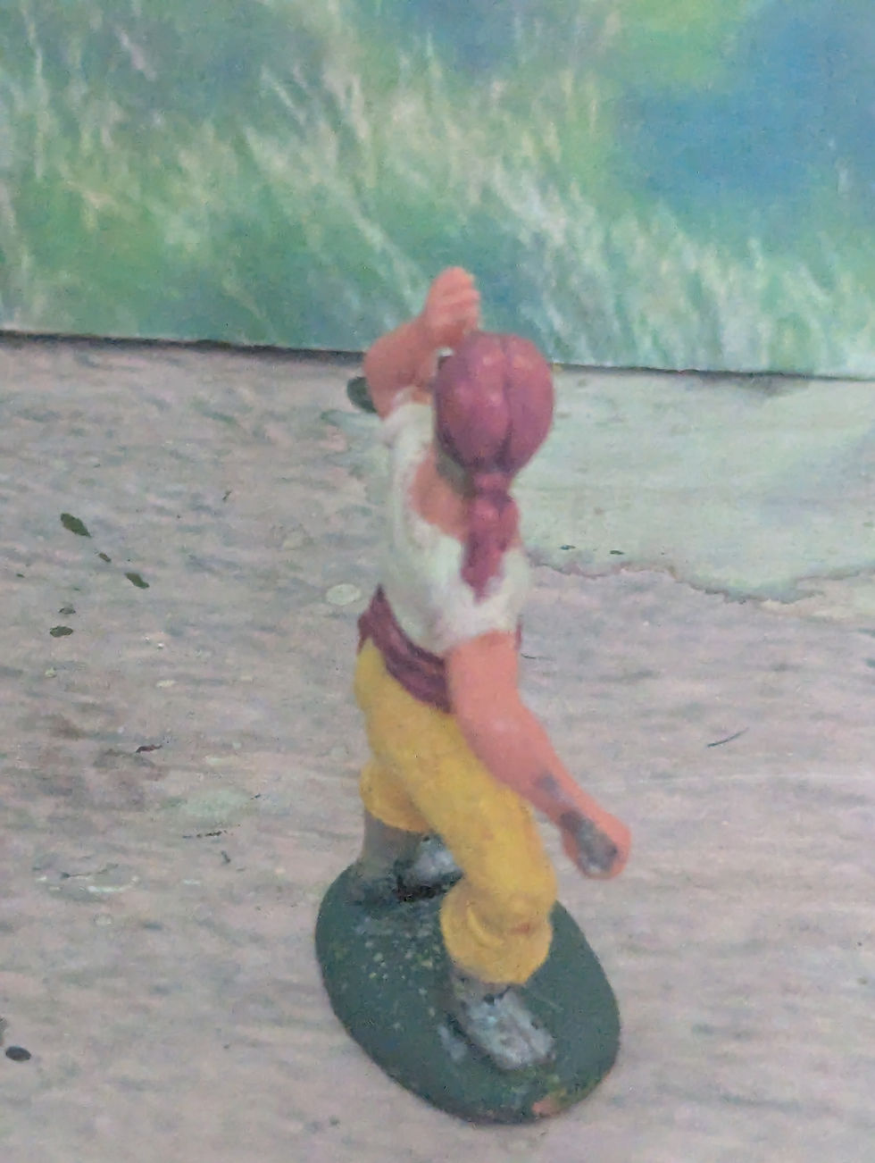 Thumbnail: Charben 54mm Painted Pirate With Sword 1960's