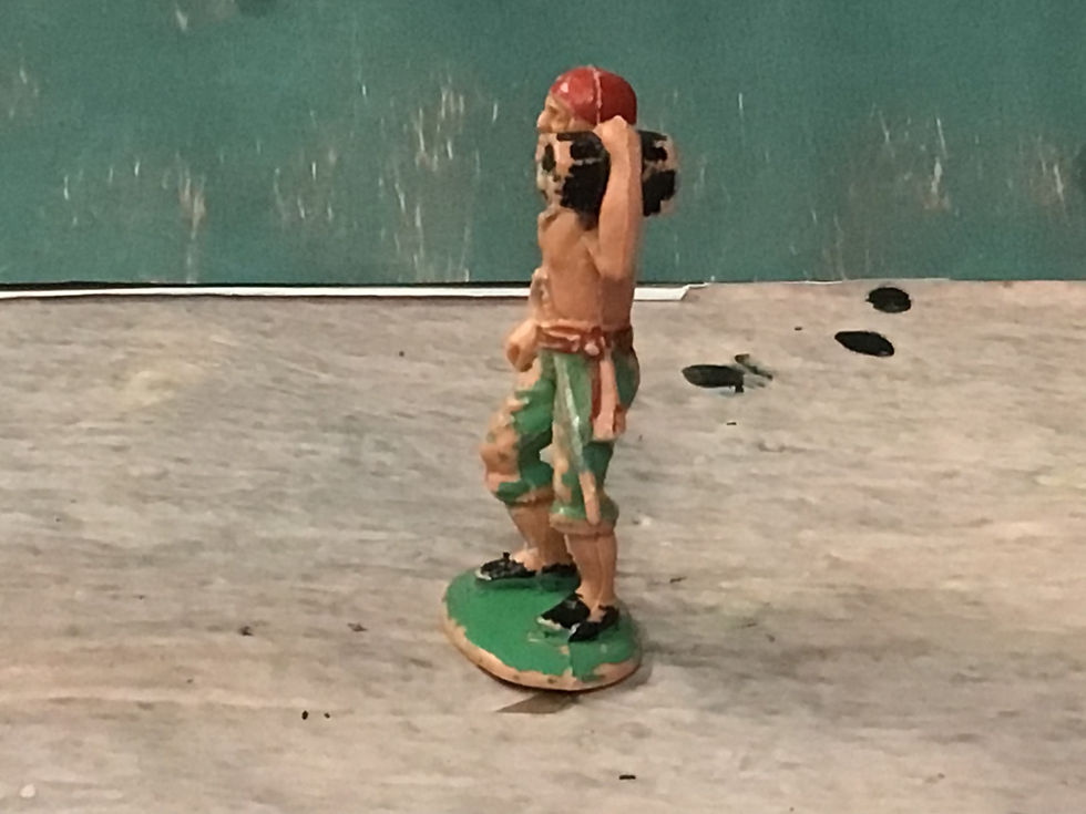 Thumbnail: Charben 54mm Painted Pirate With Chest   1960's